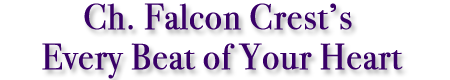 Ch. Falcon Crest's Every Beat of Your Heart